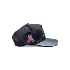 Gorra VAGO Style LA PANTERA Black LA ORIGINAL Negra Visera Curva de Piel-Unitalla