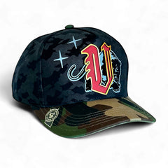 Gorra NO FEAR Camuflaje VAGO Style Artesanal y Exclusiva-Unitalla