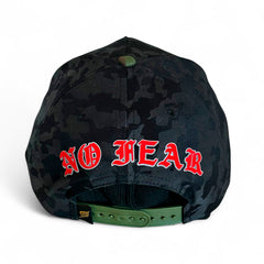 Gorra NO FEAR Camuflaje VAGO Style Artesanal y Exclusiva-Unitalla