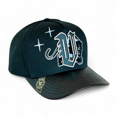 Gorra NO FEAR Negra Ajustable VAGO Style Artesanal Exclusiva-Unitalla