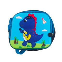 Mochila Escolar 3 pz mochila led 16 pulgadas lonchera y lapicera Dinosaurio azul
