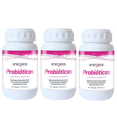 Probióticos espirulina 180 cápsulas energeios suplemento