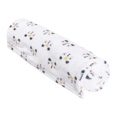 Cobija Gerber blanca manta polar fleece suave para bebé-OSZ