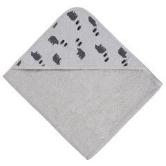 Set 2 toallas bebé Gerber capucha gris 66×76 cm algodón-OSZ