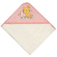 Set 2 toallas bebé Gerber con capucha rosa 66×76 cm algodón-OSZ