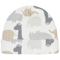 Set 4 piezas Gerber 2 camisones 2 gorritos algodón orgánico-0-6M