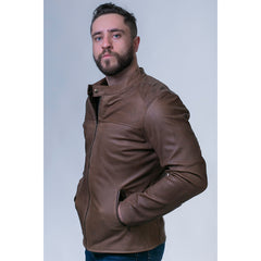 Chamarra piel borrego grasso castelli caballero western-XL