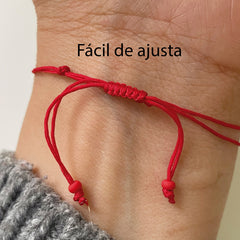 Pulsera roja VANGANIA Om oro regalo joyería unisex-Unitalla