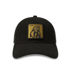 Gorra negra para hombre Bear Knite gamuza cachuchas new