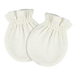 Mitones Gerber bebé azul blanco 4 piezas antirrasguños-0-3M