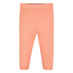 Conjunto Gerber niña vestido y leggings color naranja-2T