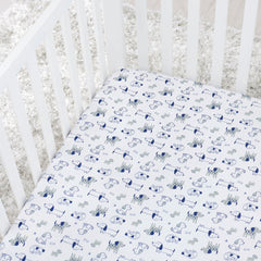 Set de cuna Gerber azul 5 piezas juego de cama para bebé-OSZ
