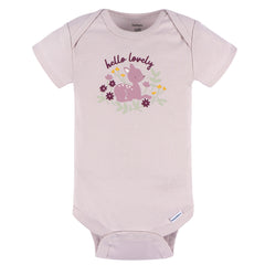 Pañalero Gerber Pack 3 Piezas Body Algodón Ropa Bebé Niña-0-3M