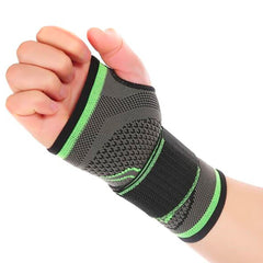 Munequera Deportiva de Compresion y Soporte ZE0855 Negro