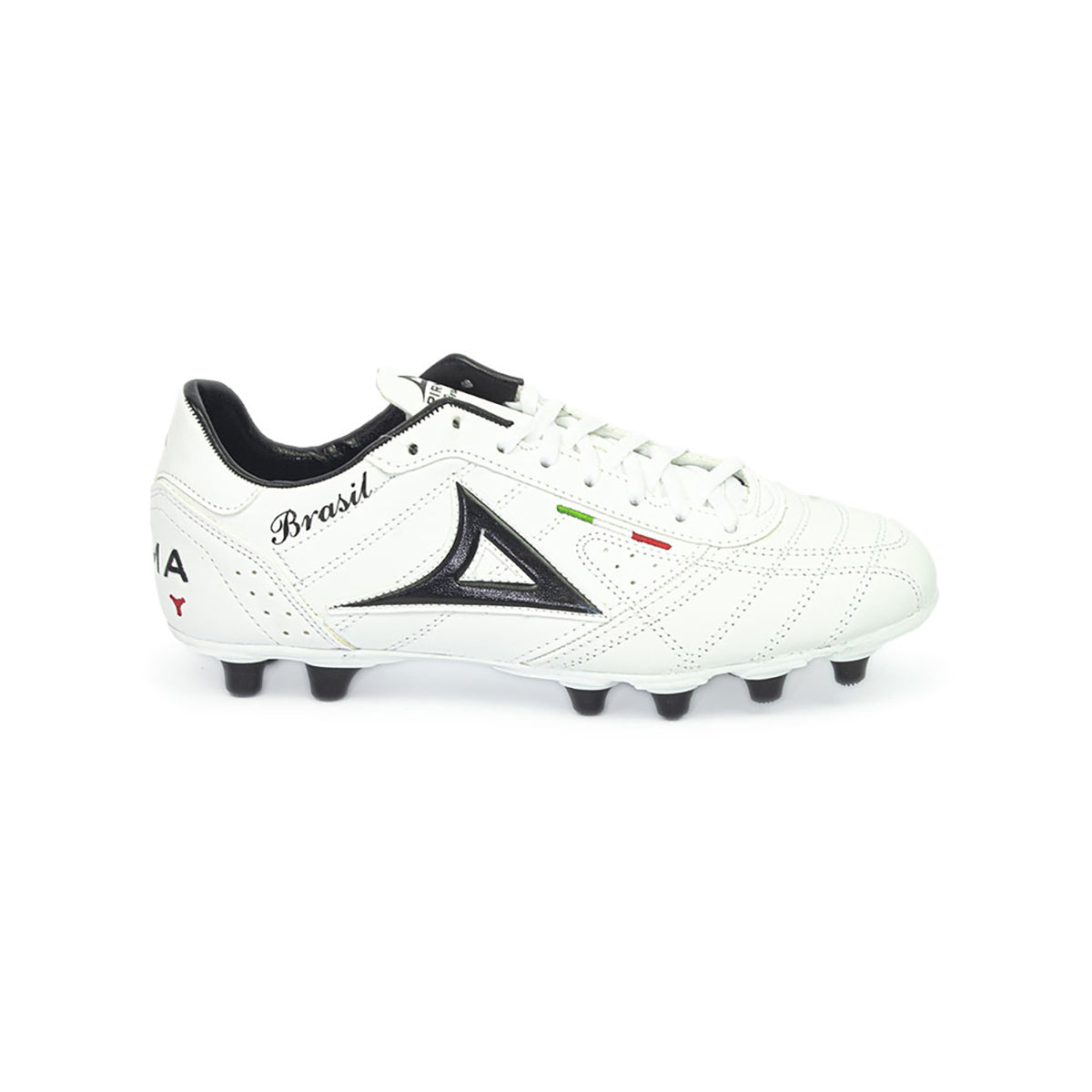 Botines Pirma Brasil Tacos Blanco Negro Diseño Cómodo y Resistente