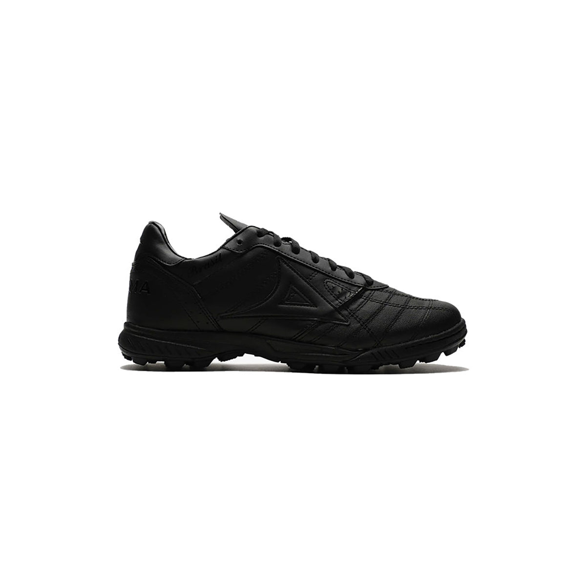 Botines Pirma Brasil Turf Negro Diseño Cómodo y Resistente Fútbol Rápido