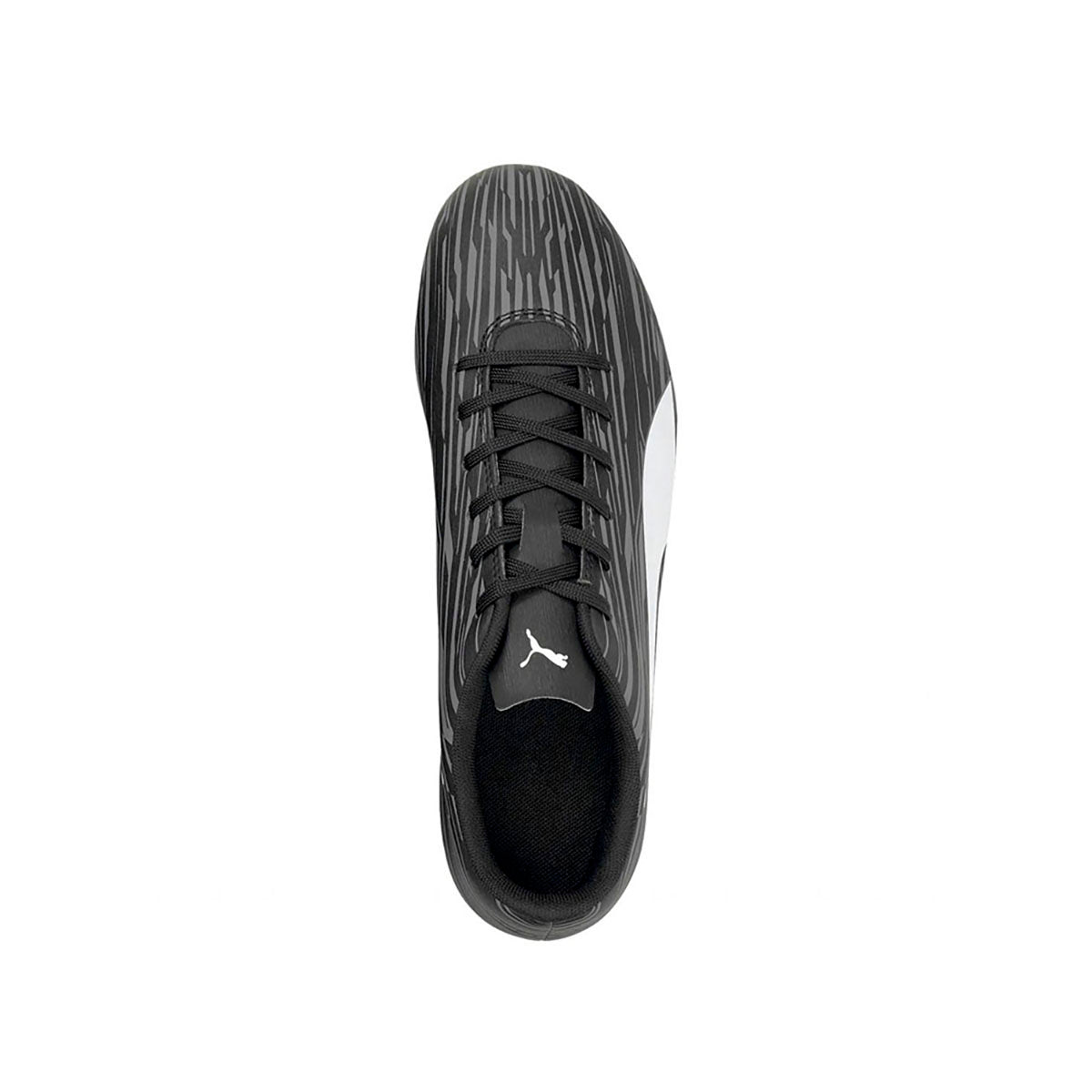 Tenis Futbol Soccer Tachos Puma RAPIDO III Negro/Blanco Talla 26.5
