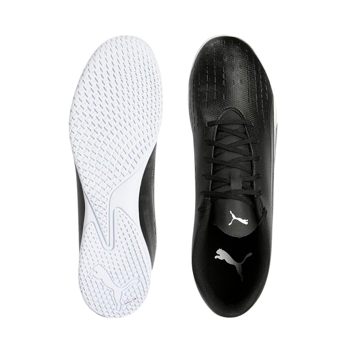 Tenis Futbol Sala Puma ULTRA PLAY IT Negro/Blanco Talla 28