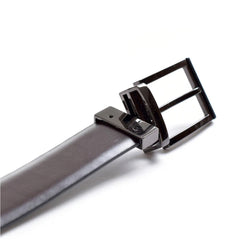 Cinturón Hickok Reversible Piel Genuina Cacao Negro 34MM-38-40