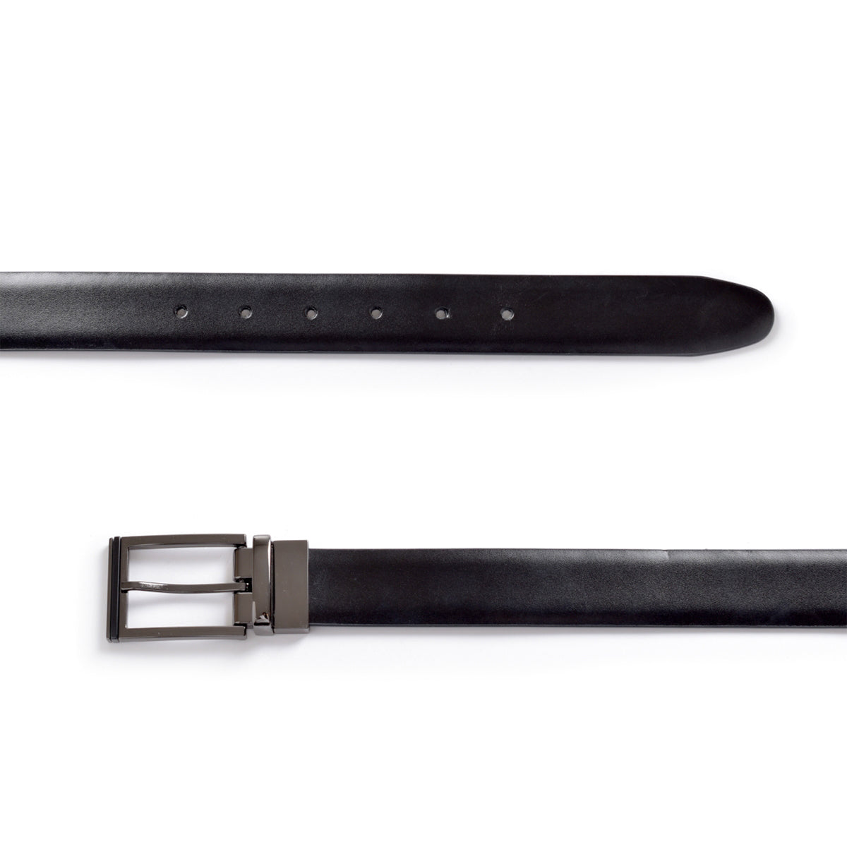 Cinturón Hickok Reversible Piel Genuina Cacao Negro 34MM-34-36