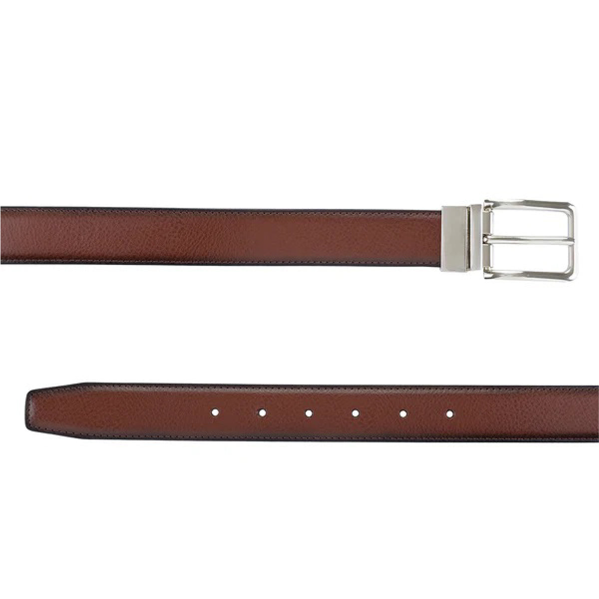 Cinturón Reversible Piel Genuina Espresso Black 34 mm Hickok-38-40