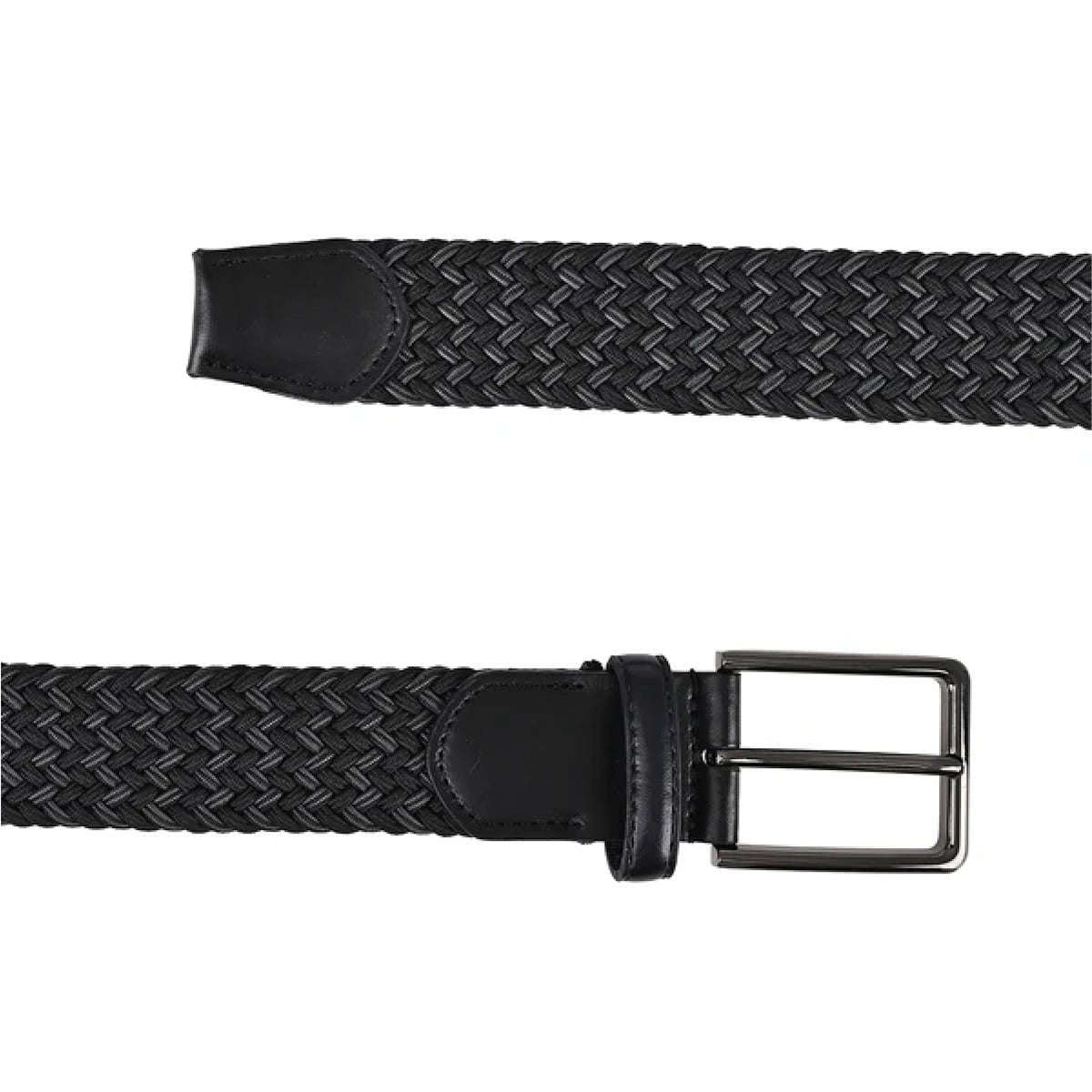 Hickok Cinturón Trenzado Stretch Onyx para Hombre negro 37mm-42-44
