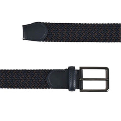 Cinturón Hickok Trenzado Stretch Navywood Hombre 37mm-42-44