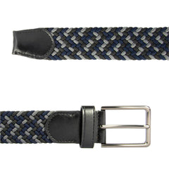 Cinturon Hickok Trenzado Stretch Graphite Hombre 37mm-34-36