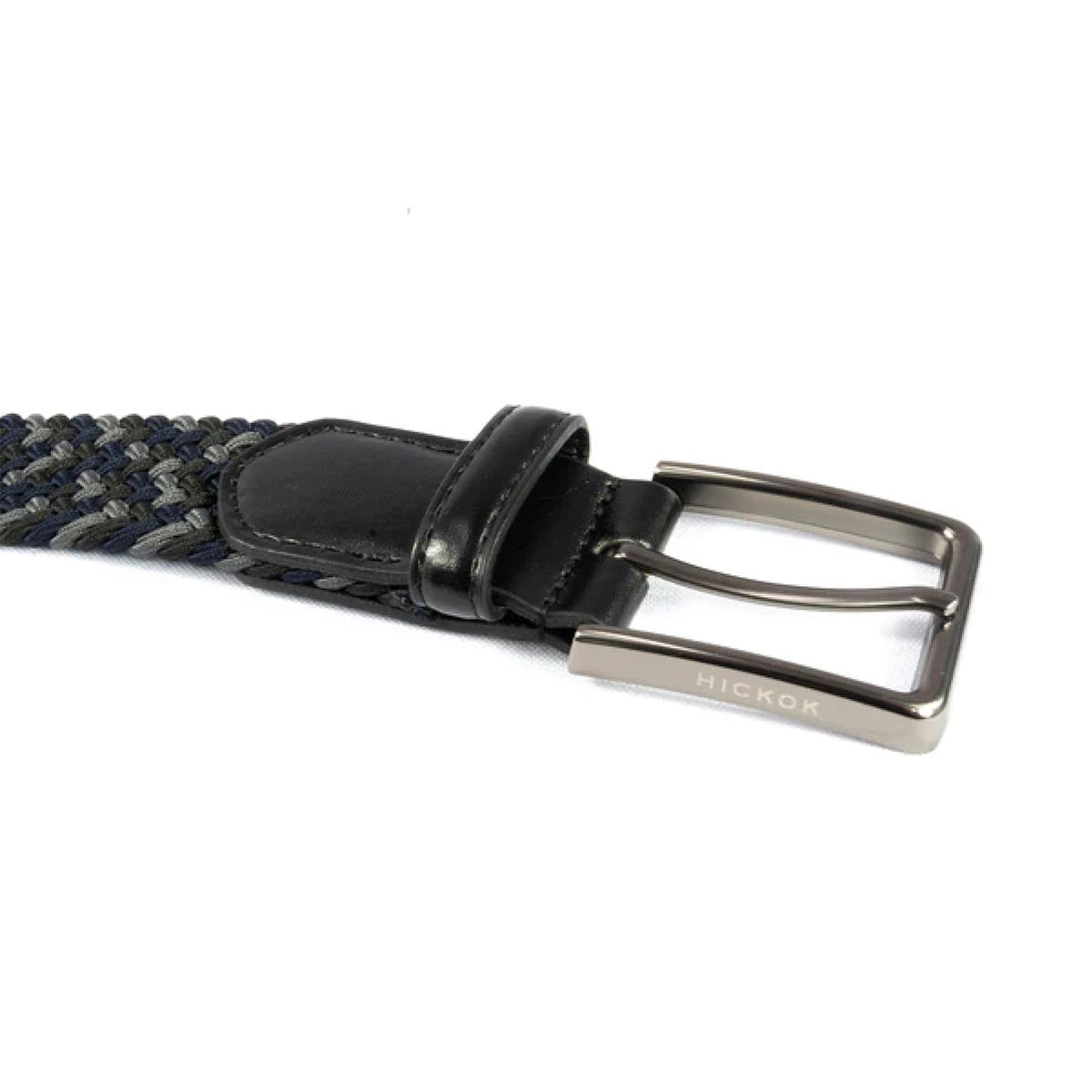 Cinturon Hickok Trenzado Stretch Graphite Hombre 37mm-38-40