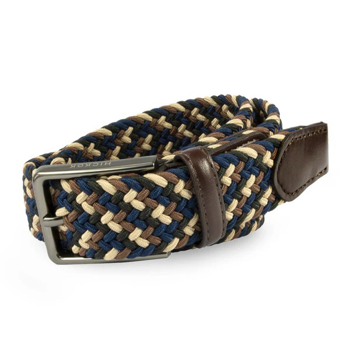 Cinturon Hickok Trenzado Stretch Terra Classic Hombre 37mm-34-36