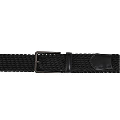Cinturon Hickok Trenzado Stretch Nero Ajuste Flexible Hombre-38-40