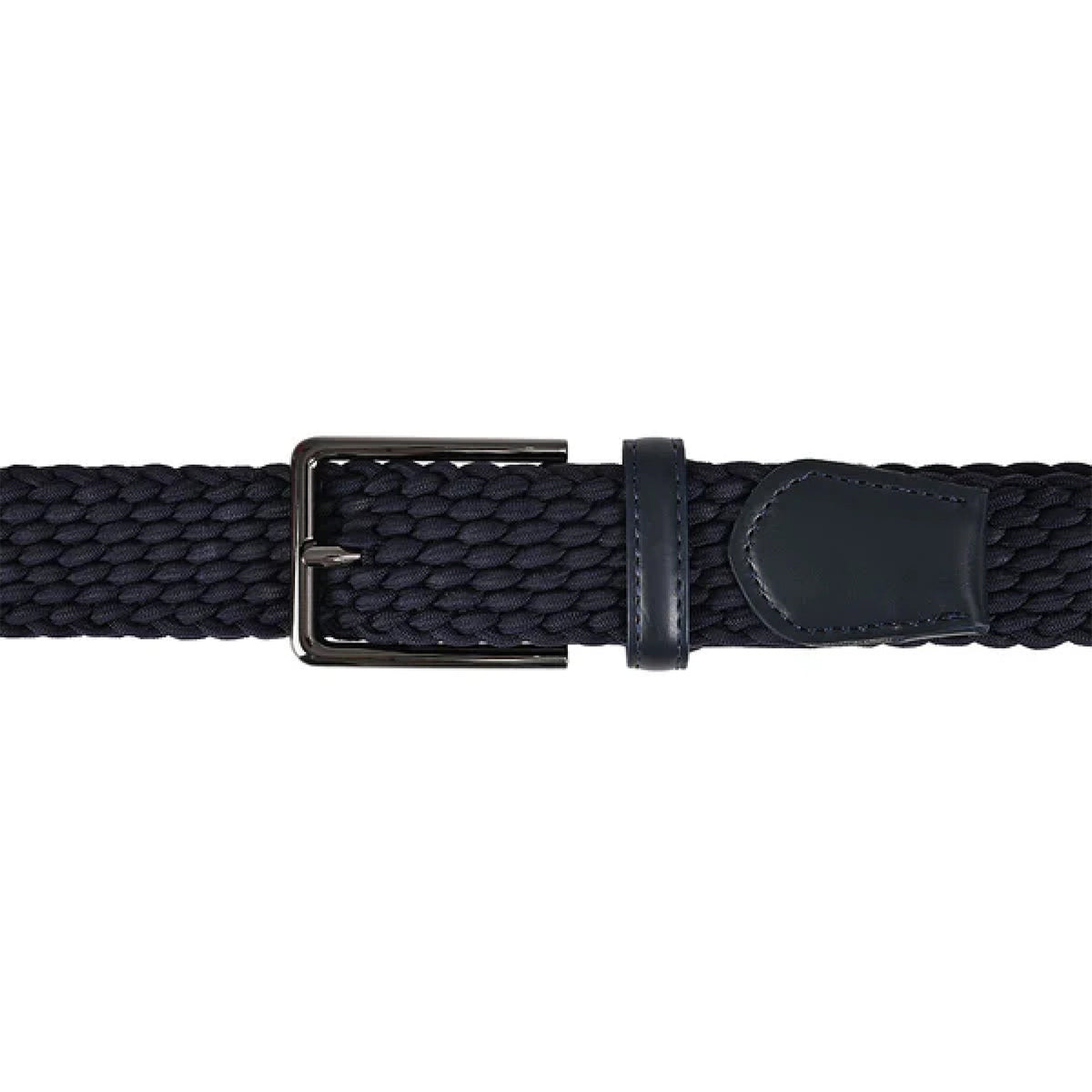 Cinturón Hickok Trenzado Stretch Azul Midnight 37mm casual-42-44