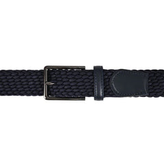 Cinturón Hickok Trenzado Stretch Azul Midnight 37mm casual-42-44