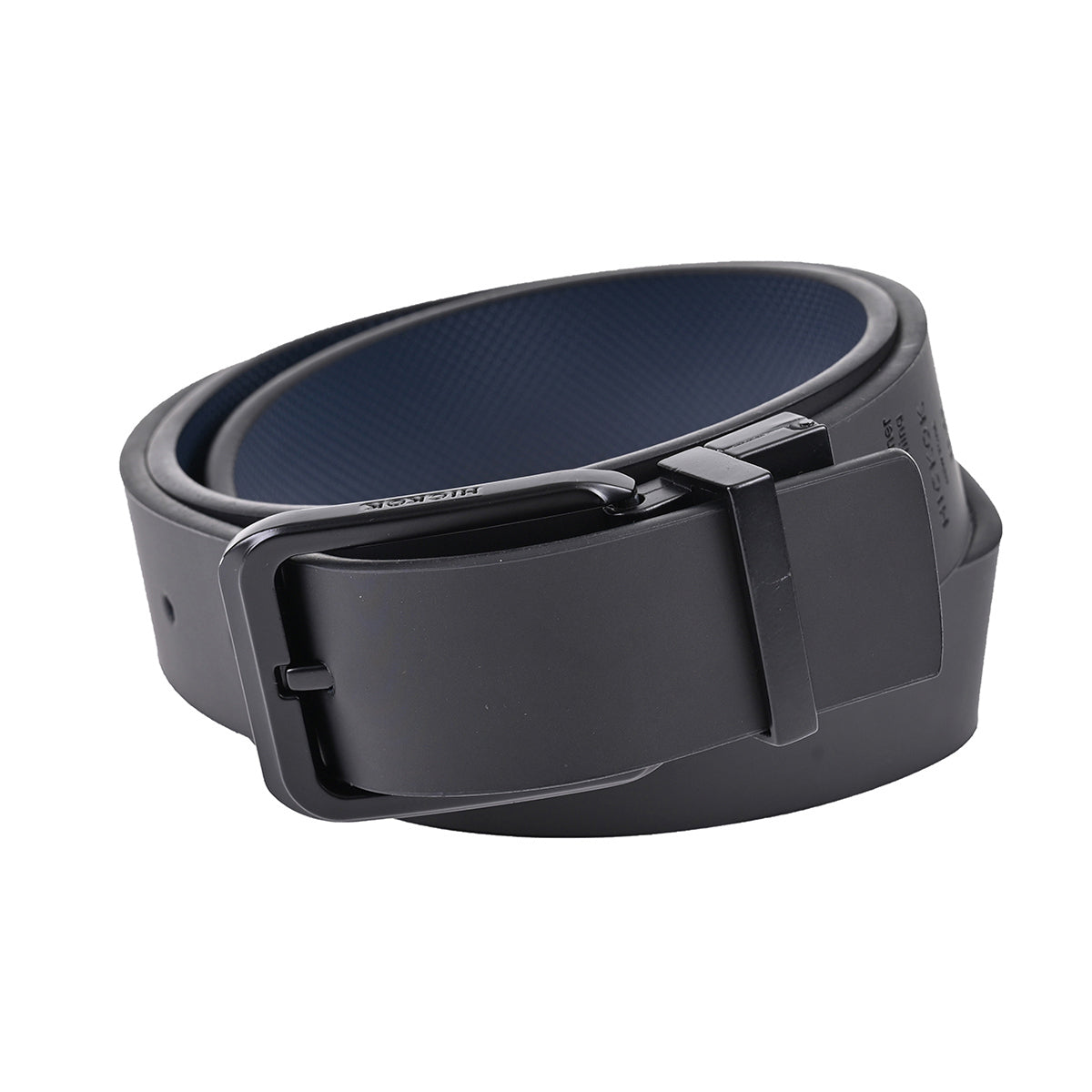 Cinturón Reversible Piel Genuina 34 mm Navy Noir para Hombre-34-36