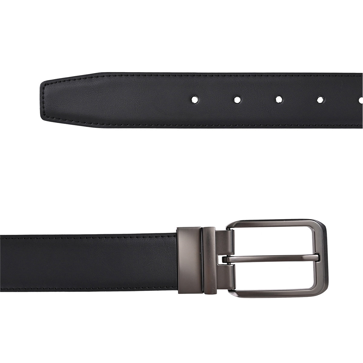 Cinturón reversible piel genuina hombre 34 mm Hickok-38-40