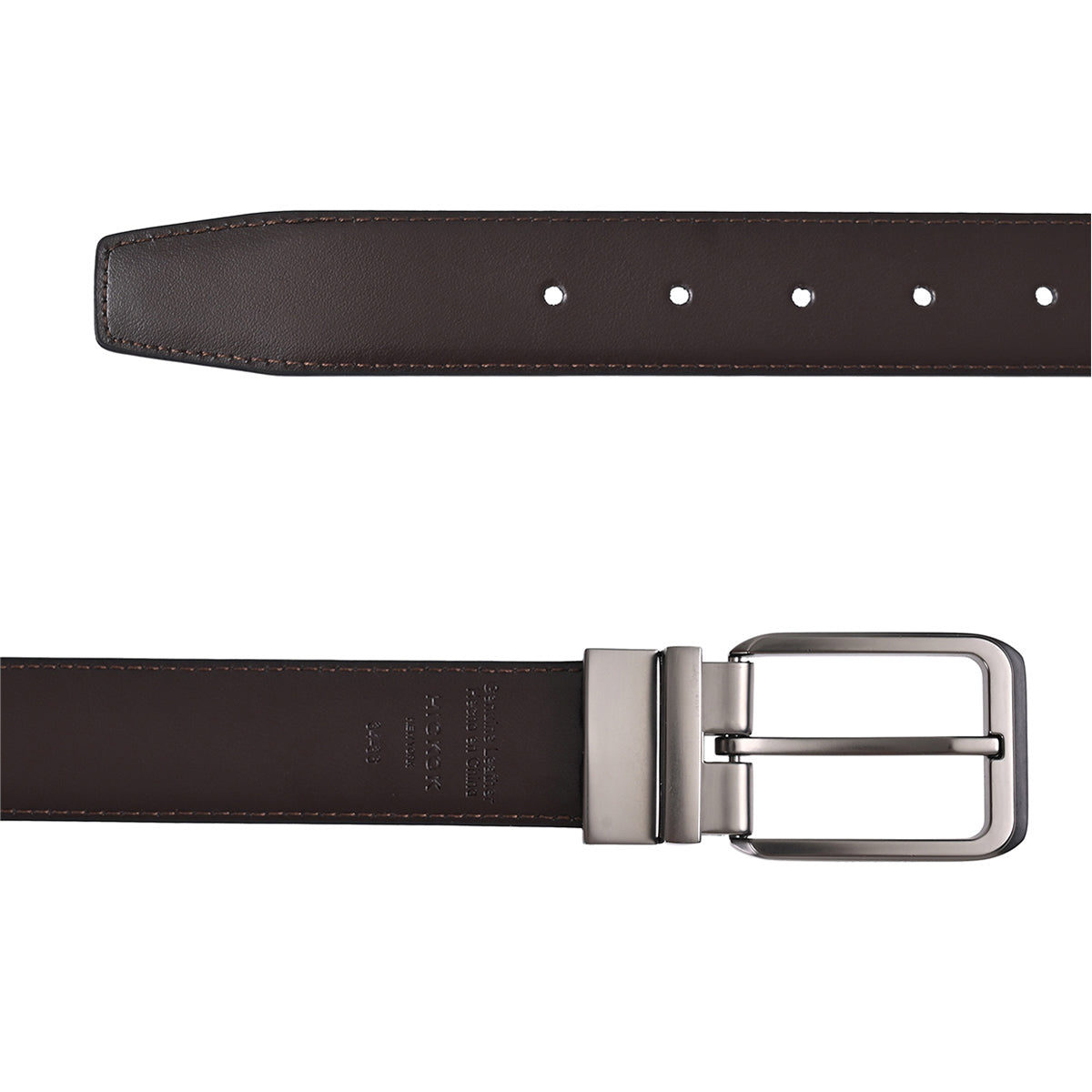 Cinturón reversible piel genuina hombre 34 mm Hickok-38-40
