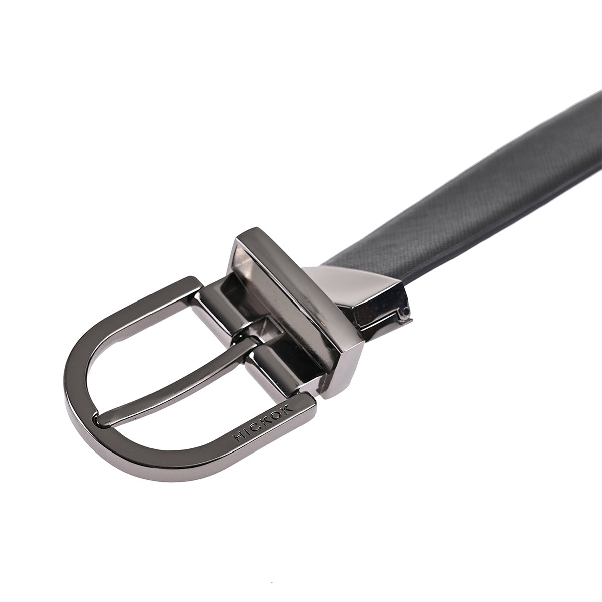 Cinturón reversible de piel genuina para hombre 34 mm Hickok-34-36