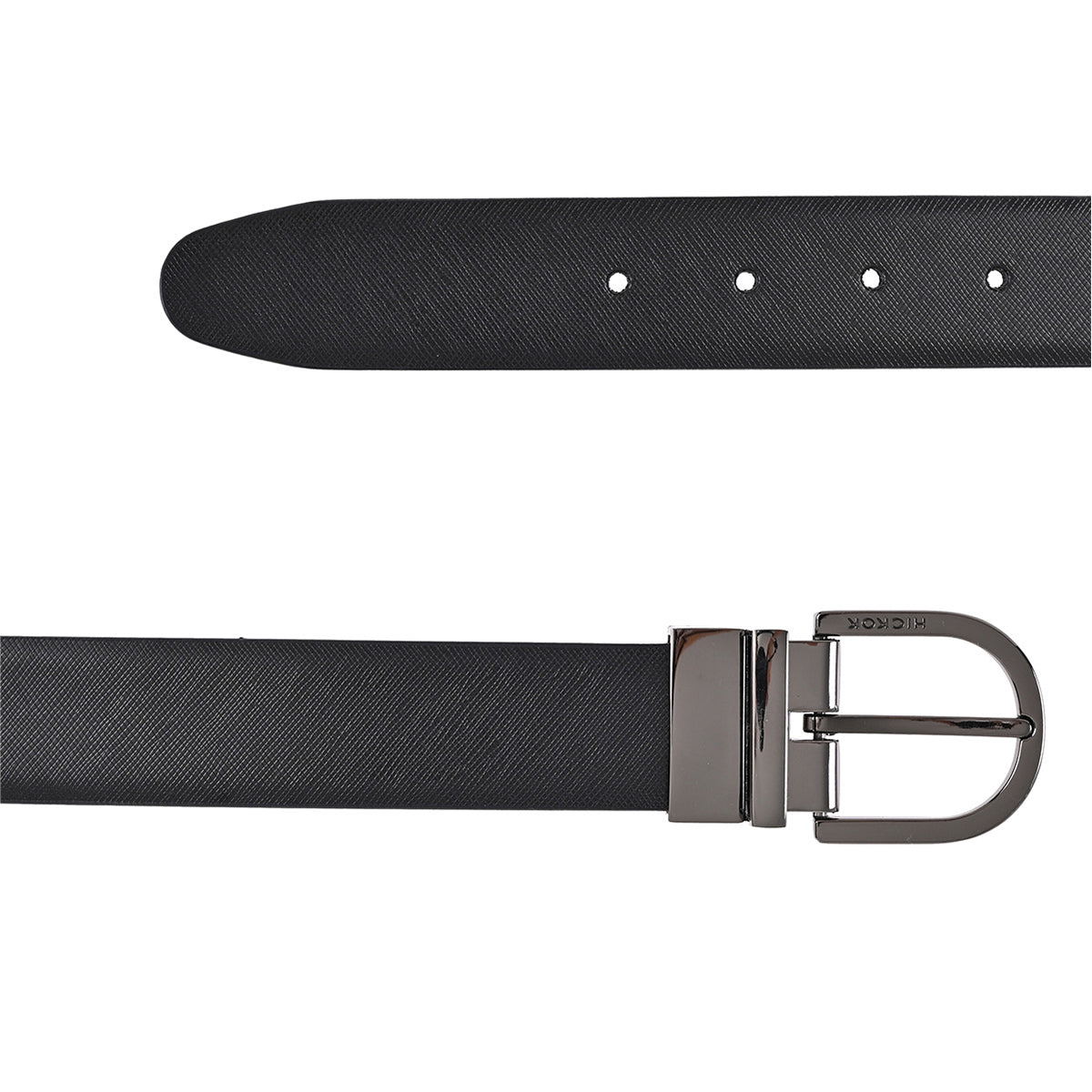 Cinturón reversible de piel genuina para hombre 34 mm Hickok-38-40