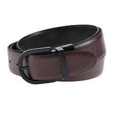 Cinturón Hickok Reversible Piel Genuina Nero Café 34MM-38-40