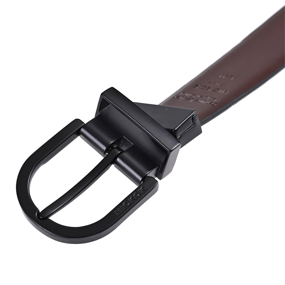 Cinturón Hickok Reversible Piel Genuina Nero Café 34MM-42-44