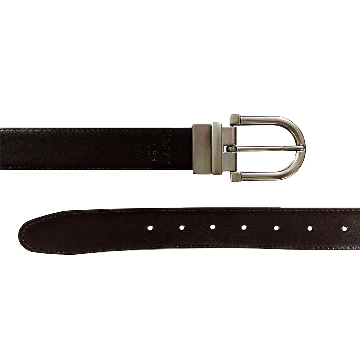 Cinturón Hickok Reversible Piel Genuina Dark Lungo 34MM-34-36