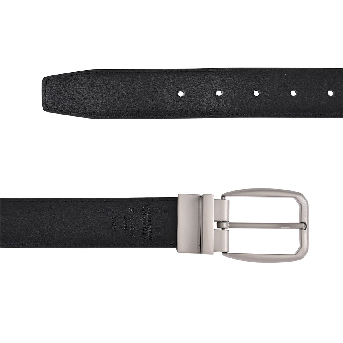 Cinturón Hickok Reversible Piel Genuina Dark Mocca 34MM-30-32