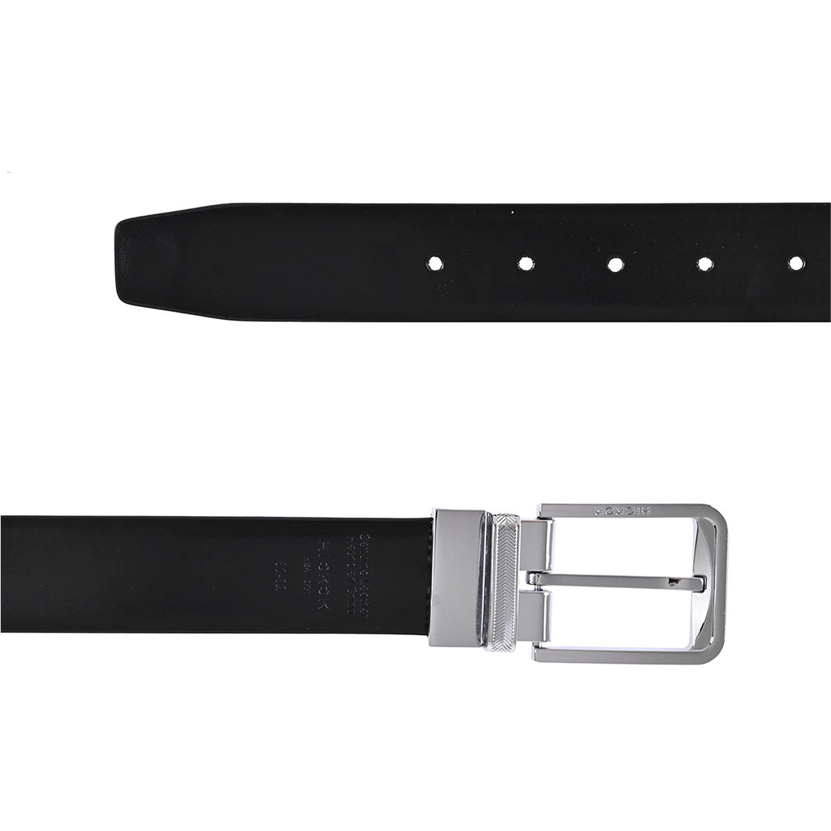 Cinturón Reversible de Piel Genuina Chestnutr-Noir 34 mm-38-40
