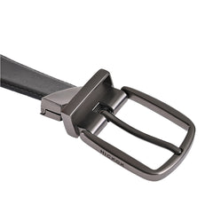 Cinturón reversible de piel genuina negro cafe 34 mm Hickok-30-32