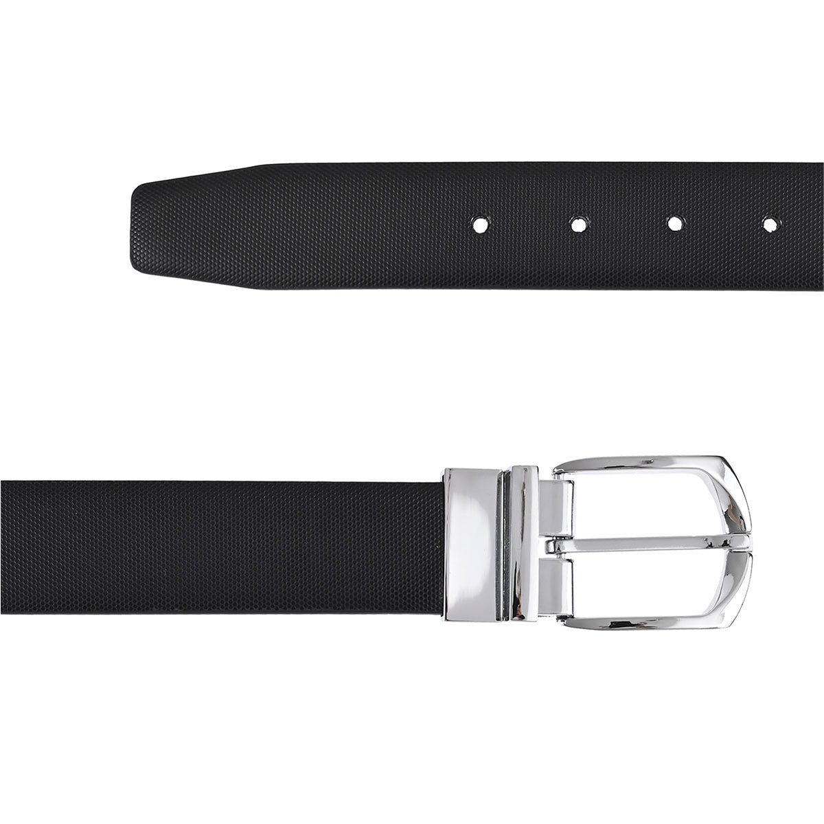 Cinturón Hickok Reversible Piel Genuina Nero Espresso 34mm-30-32