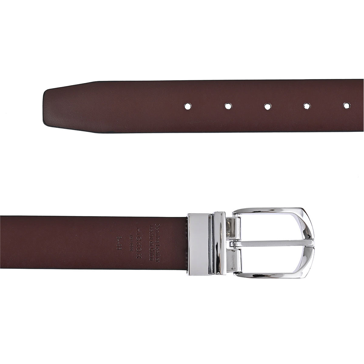 Cinturón Hickok Reversible Piel Genuina Nero Espresso 34mm-38-40