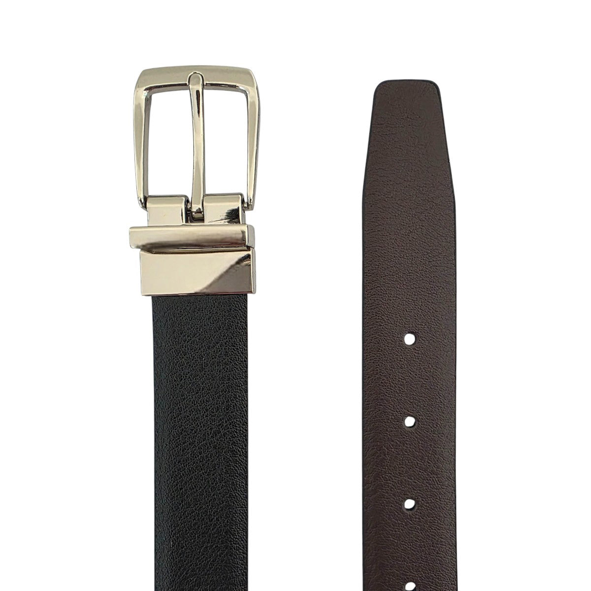 Cinturón Ferrioni Kids Reversible Piel Negro/Chocolate 29mm-28-30