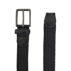 Cinturón Ferrioni Kids Textil Stretch Trenzado Negro 29mm-24-26