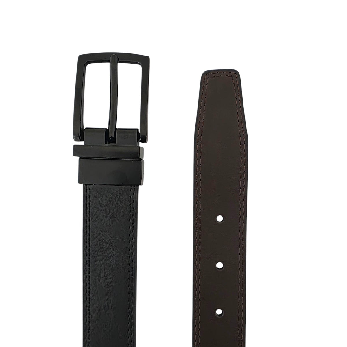 Cinturón Ferrioni Kids Reversible Piel Negro/Chocolate 29mm-20-22