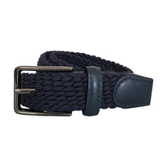 Cinturón Ferrioni Kids Textil Stretch Trenzado Marino 29mm-20-22